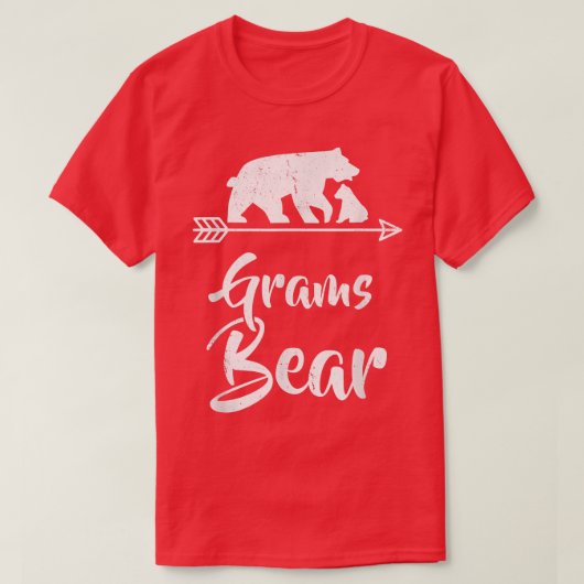 Grams Bear Matching Family Christmas Costume Tシャツ (デザイン正面)