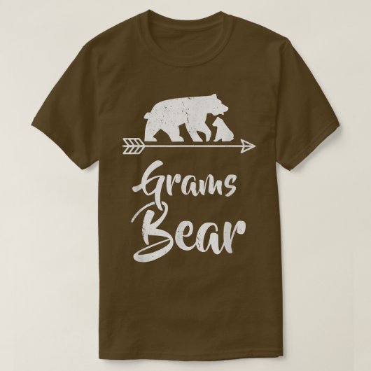 Grams Bear Matching Family Christmas Costume Tシャツ (デザイン正面)