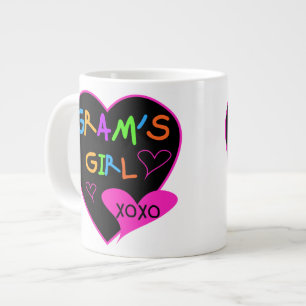 Gram's Girl Tカスタムシャツ,マグカップ,ボタン,ケース ジャンボコーヒーマグカップ