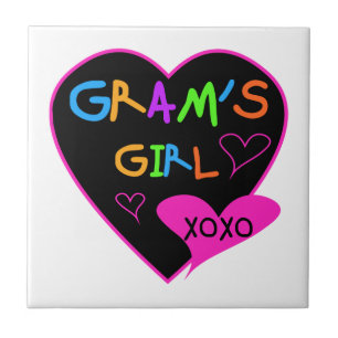 Gram's Girl Tカスタムシャツ,マグカップ,ボタン,ケース タイル