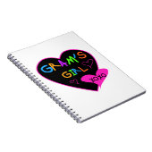 Gram's Girl Tカスタムシャツ，マグカップ，ボタン，ケース ノートブック (右側)