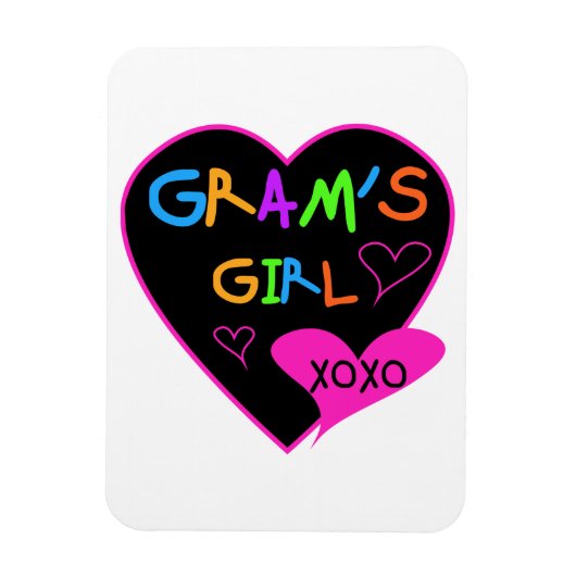 Gram's Girl Tカスタムシャツ，マグカップ，ボタン，ケース マグネット (縦)