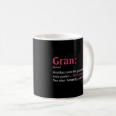 Gran定義おもしろい名詞別の用語 コーヒーマグカップ (正面右)