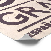 Gran Canaria Beach Print Coastal Wall Art (Bold ポスター (角)