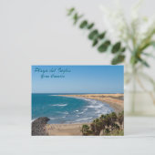 Gran Canaria Beach Scene Postcard ポストカード (スタンド正面)