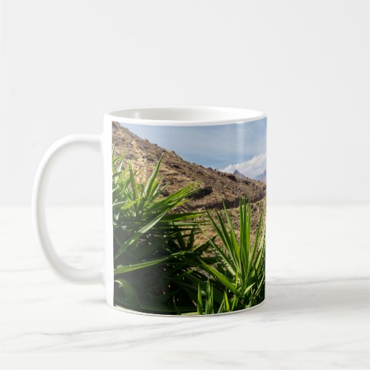 Gran Canary Mountain Landscape コーヒーマグカップ (左)
