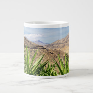 Gran Canary Mountain Landscape ジャンボコーヒーマグカップ