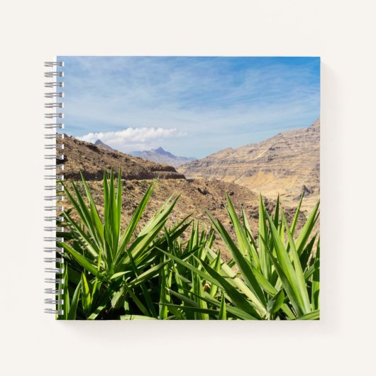 Gran Canary Mountain Landscape ノートブック (正面)