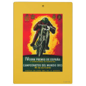 Gran Premio deエスパーニャVintage PosterEurope クリップボード (裏面)