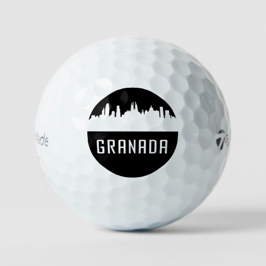 Granada | スペインの都市 ゴルフボール (正面)