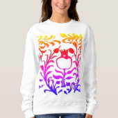 Granada motivo vegetal colorido スウェットシャツ (正面)