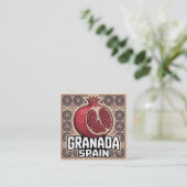 Granada Spain Pomegranate Sticker エンクロージャーカード (スタンド正面)