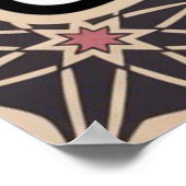 Granada Spain Pomegranate Sticker ポスター (角)