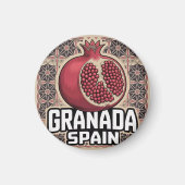 Granada Spain Pomegranate Sticker マグネット (正面)