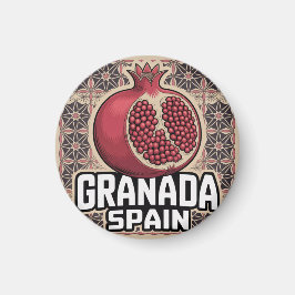 Granada Spain Pomegranate Sticker マグネット