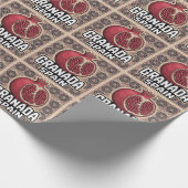 Granada Spain Pomegranate Sticker ラッピングペーパー (角)