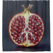 Granatapfel – Wertvolle Frucht für Gesundheit  シャワーカーテン (正面)