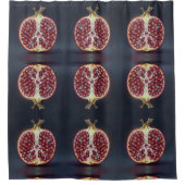 Granatapfel – Wertvolle Frucht für Gesundheit  シャワーカーテン (正面)