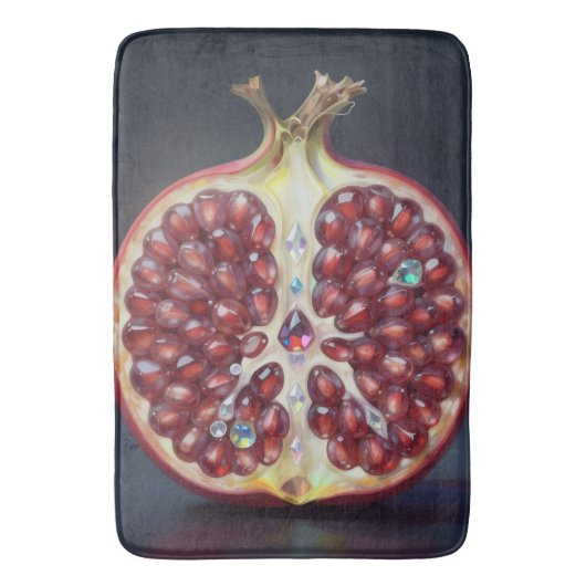 Granatapfel – Wertvolle Frucht für Gesundheit  バスマット (正面縦)