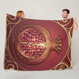 Granatapfel – Wertvolle Frucht für Gesundheit´10 フリースブランケット