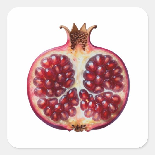 Granatapfel – Wertvolle Frucht für Gesundheit´2 スクエアシール (正面)