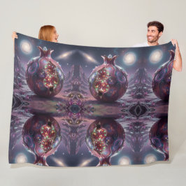 Granatapfel – Wertvolle Frucht für Gesundheit´3 フリースブランケット