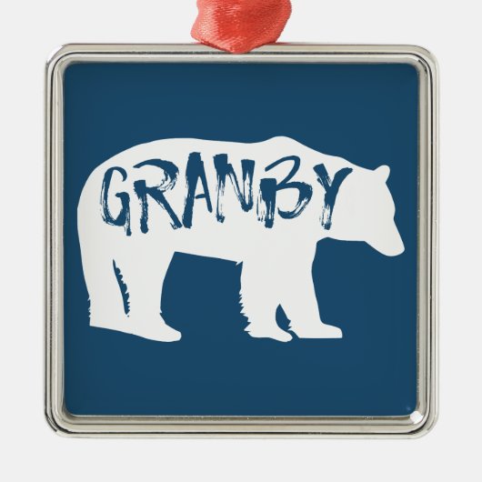 Granby Colorado Bear メタルオーナメント (正面)