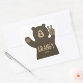 Granby Colorado Peace Bear スクエアシール (封筒)
