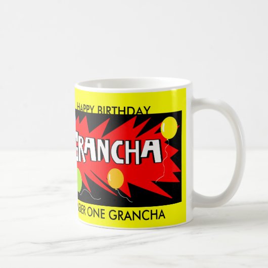 GRANCHAの誕生日のマグ コーヒーマグカップ (右)