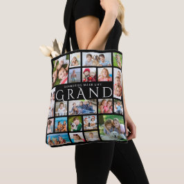 GRAND 21フォトコラージュを生きる祖母GRANDKIDS トートバッグ