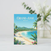 Grand Anse Beach Grenada ポストカード (スタンド正面)