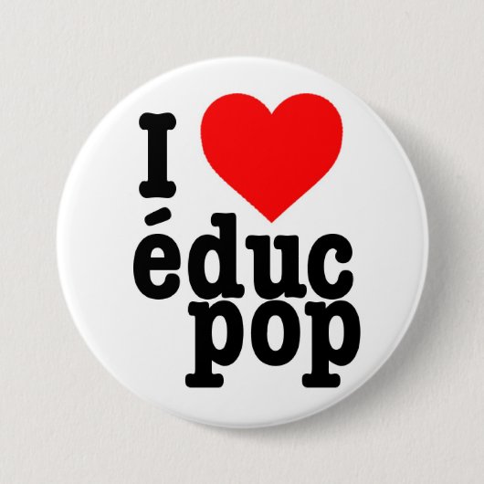 Grand Badge I love educ pop 缶バッジ (正面)