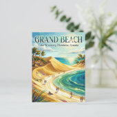Grand Beach Canada ポストカード (スタンド正面)