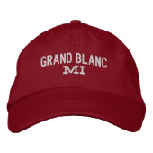 Grand Blanc Michigan Embroidered Baseball Hat 刺繍入りキャップ (正面)