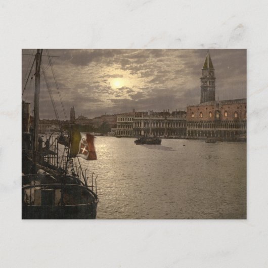 Grand Canal by Moonlight I，ヴェネツィア，イタリア ポストカード (正面)