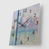 Grand Canal Monet Venice Italy Classic Painting スクエア壁時計 (傾斜)