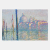 Grand Canal Monet Venice Italy Classic Painting ラッピングペーパーシート (正面)