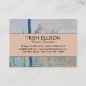 Grand Canal Monet Venice Italy Classic Painting 名刺 (裏面)