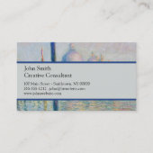 Grand Canal Monet Venice Italy Classic Painting 名刺 (正面)