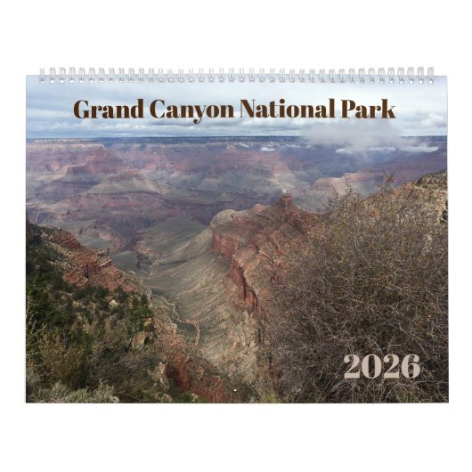 Grand Canyon 12-Month Photographic 2026 Calendar カレンダー (カバー)