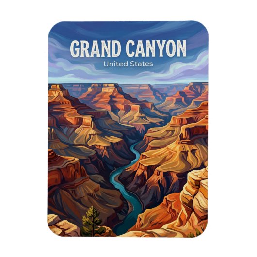 Grand Canyon Arizona マグネット (縦)