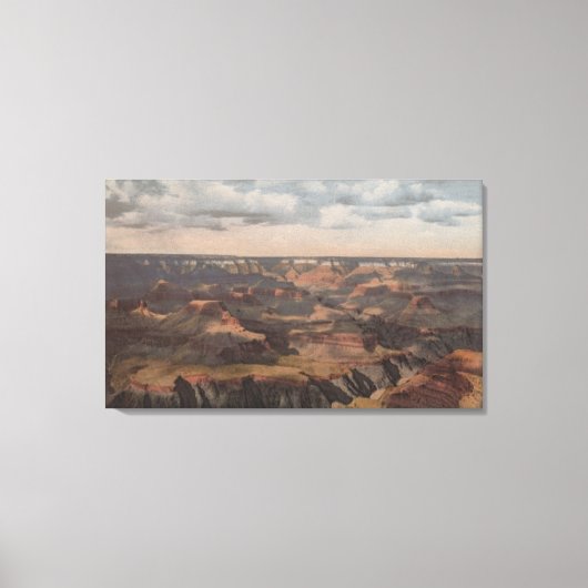 Grand Canyon, Arizona - Cloud Shadows from Hopi 2 キャンバスプリント (正面)