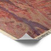 Grand Canyon, Arizona - Sunset on the Painted ポスター (角)