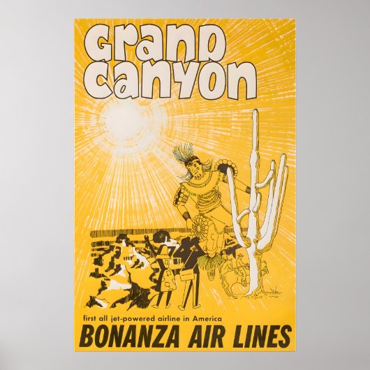 Grand Canyon Art National Park Poster Print ポスター (正面)
