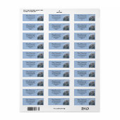 Grand Canyon Custom Christmas Greeting ラベル (フルシート)