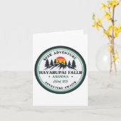 Grand Canyon Havasu Falls Arizona Hiking Camping - カード (黄色い花)