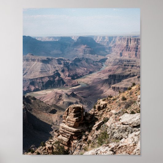 Grand Canyon Landscape Photo Poster Print ポスター (正面)