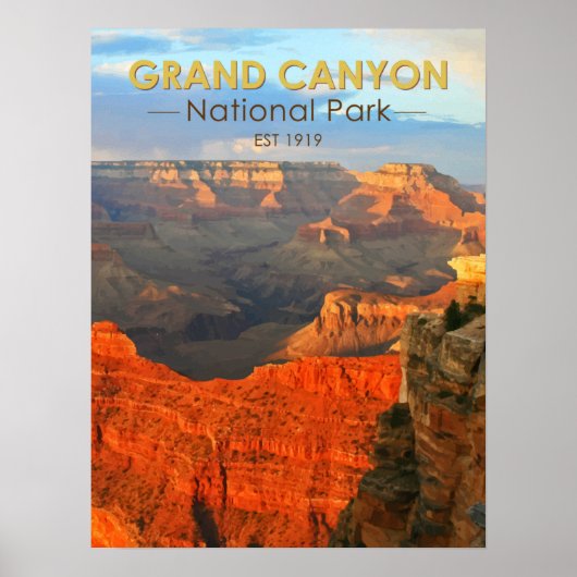 Grand Canyon National Park Arizona ポスター (正面)