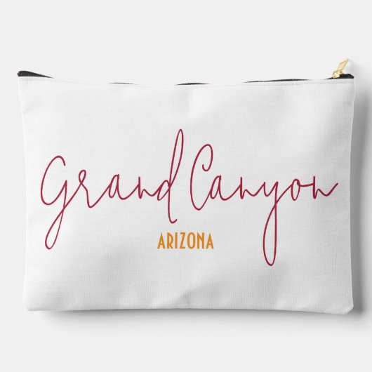 Grand Canyon National Park Arizona Souvenir アクセサリーポーチ (裏面)