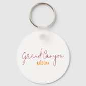 Grand Canyon National Park Arizona Souvenir キーホルダー (裏面)